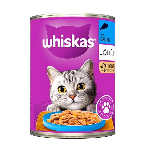 Whiskas Ton Balıklı Konserve 400 g (6'li Paket) ürün görseli 1