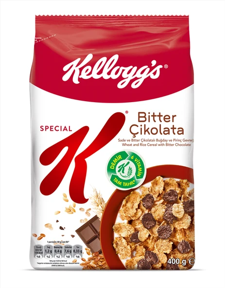 Ülker Kellogg's Special K Kakaolu Gevrek 400 g (4'li Paket) ürün görseli 1