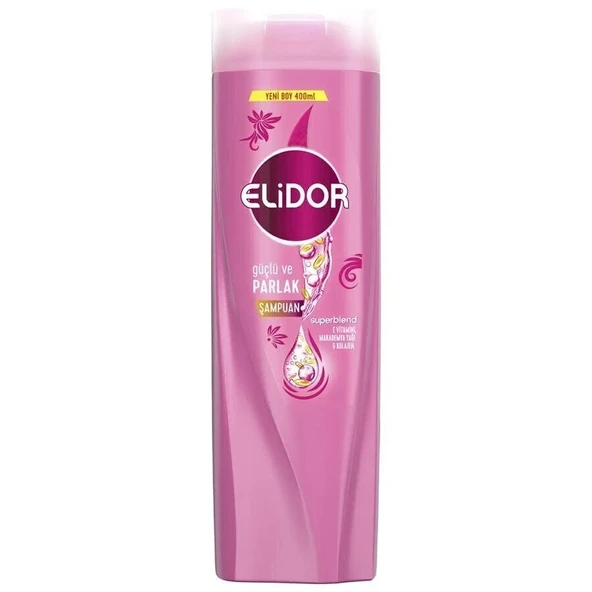 Elidor Güçlü&Parlaklık Şampuan 400 ml (4'li Paket) ürün görseli 1