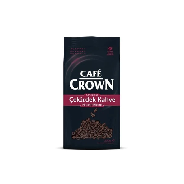 Cafe Crown House Blend Çekirdek Kahve 250 g (4'li Paket) ürün görseli 1