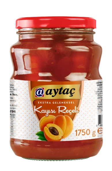 Aytaç Ekstra Geleneksel Kayısı Reçeli 1,75 kg (4'li Paket) ürün görseli 1