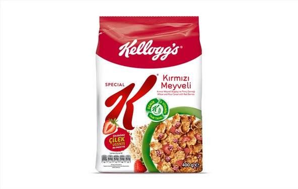 Ülker Kellogg's Special K Kırmızı Meyveli Gevrek 400 g (4'li Paket) ürün görseli 1