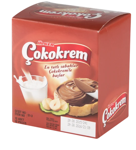 Ülker Çokokrem Kakaolu Fındık Kreması Tüp 40 g 12'li (3'li Paket) ürün görseli 1