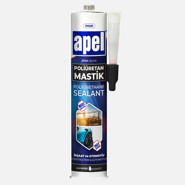Apel 280Ml Pu Mastik Siyah (4'li Paket) ürün görseli 1