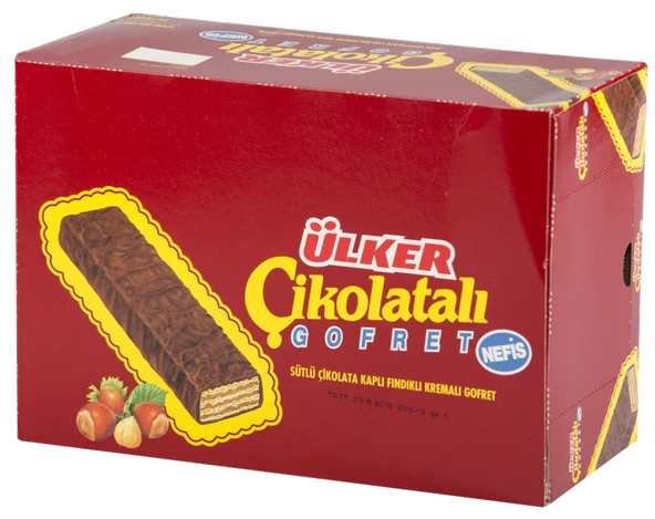 Ülker Çikolatalı Gofret 36 g 36'lı (2'li Paket) ürün görseli 1