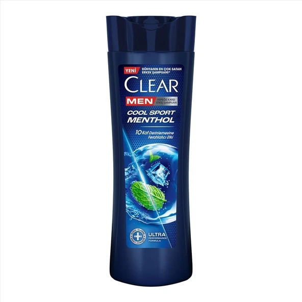 Clear Men Cool Sport Şampuan 350 ml (6'li Paket) ürün görseli 1