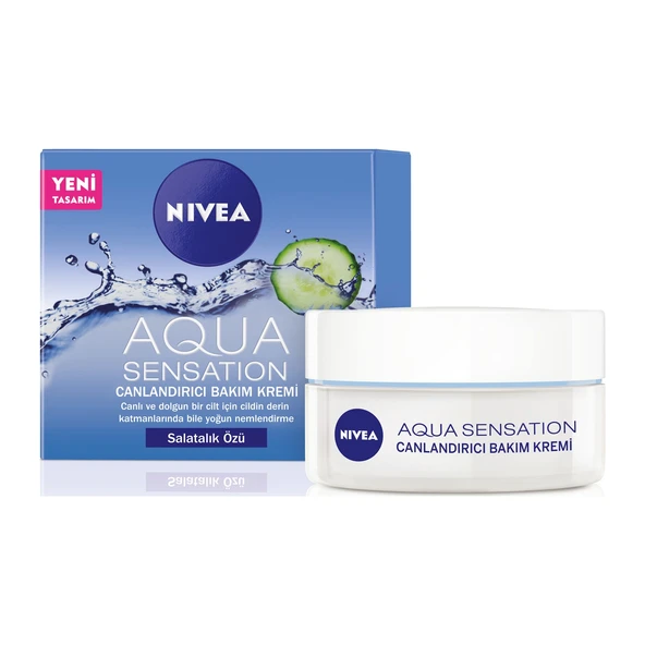 Nivea Aqua Sensation Canlandırıcı nemlendirici Bakım Kremi 50 ML ürün görseli 1