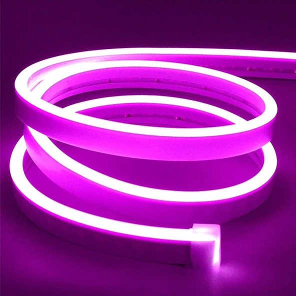 Neon 5 metre IP65 Led Mor Işık (2'li Paket) ürün görseli 1