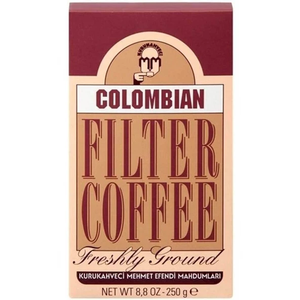 Mehmet Efendi Colombian Filtre Kahve 250 g (3'li Paket) ürün görseli 1