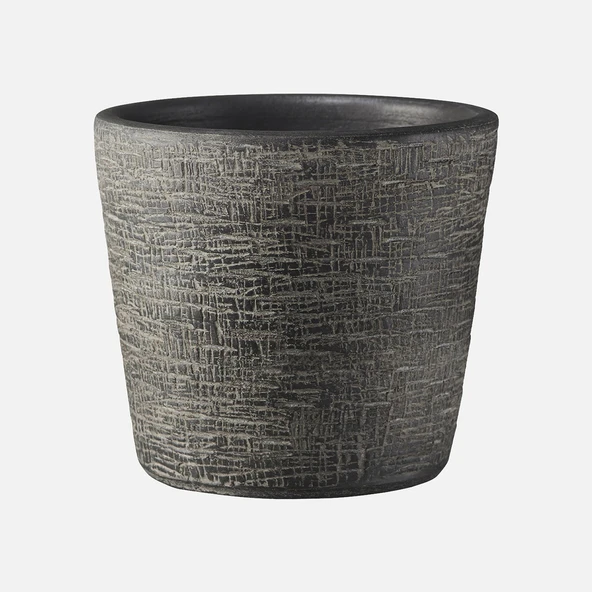 Piran Saksı Siyah 14 cm (2'li Paket) ürün görseli 1