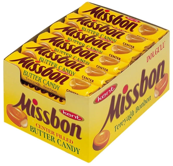 Kent Missbon Tereyağlı Şeker 43 g 24'lü (4'li Paket) ürün görseli 1