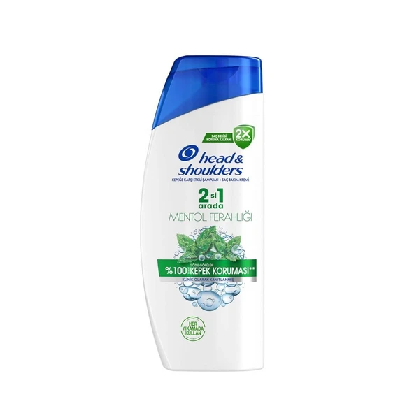 Head Shoulders Şampuan Mentol 2In1 625 ml (3'li Paket) ürün görseli 1