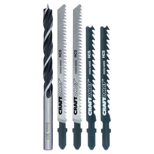 Craftomat Dekupaj Testere Ucu Ahşap 5'li Set (3'li Paket) ürün görseli 1