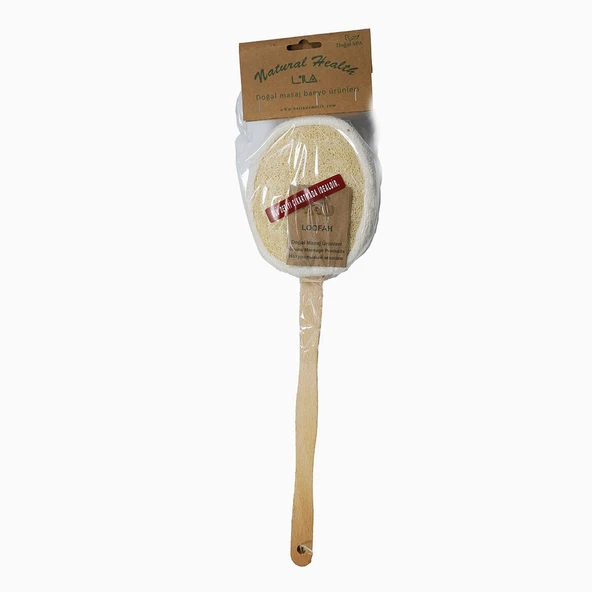 CN Doğal Loofah Saplı Masaj Lifi (3'li Paket) ürün görseli 1