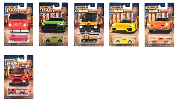 Matchbox Germany Cars 6'lı Set HVV05 ürün görseli 1