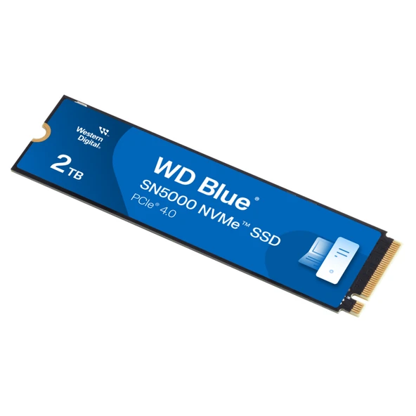 WD Blue SN5000, WDS200T4B0E, 2TB, 5150/4850 Gen4, NVMe PCIe M.2 2280,  SSD ürün görseli 1