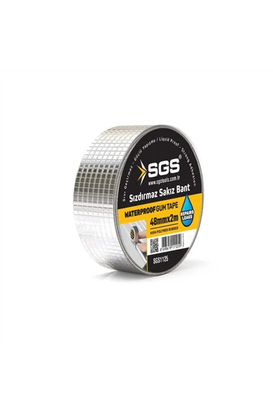 SGS1125 48mmx2Mt Dış Cephe Su Geçirmez Sakız Bant Sızıntı Çamur Bandı Sızdırmaz ürün görseli 1