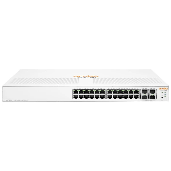HP Aruba Instant On, JL682A, 1930-24G, 24Port, GigaBit, 4 Port Gigabit SFP, Yönetilebilir, Rack Mount Switch ürün görseli 1