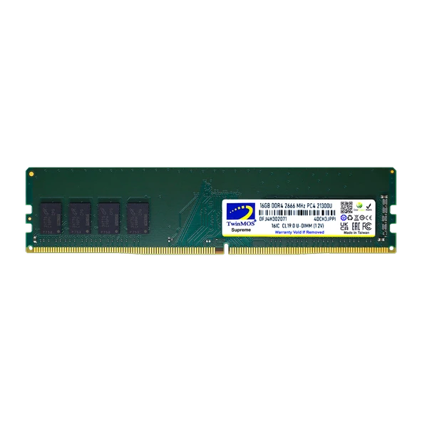 TwinMOS MDD416GB2666DWO, 16GB, DDR4, 2666MHz, 1.2V Desktop Ram ürün görseli 1