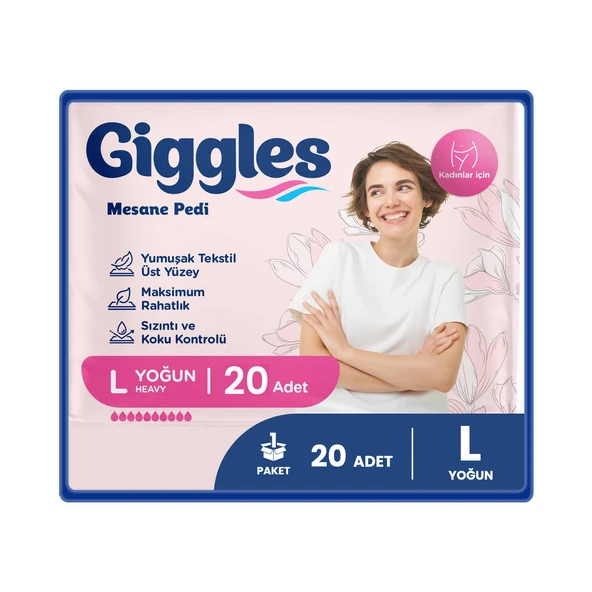 Giggles Kadın Mesane Pedi L-Large Beden 20 Adet ürün görseli 1