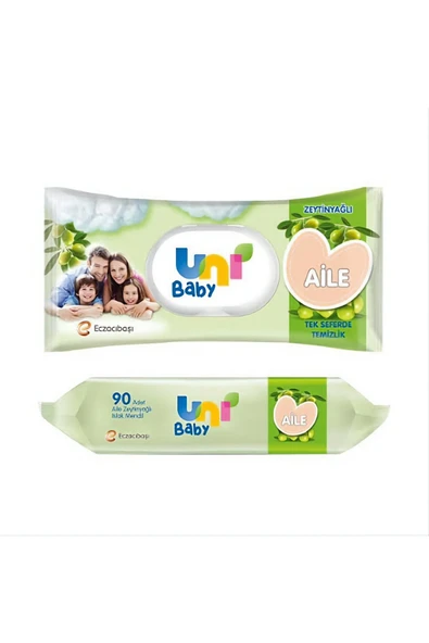 Uni Baby Aile 90 yaprak zeytinyağlı ürün görseli 1