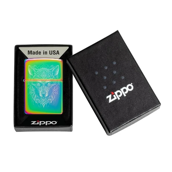 Zippo 46176 151 Wolf Design Çakmak - Resim 2