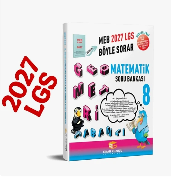 Sinan Kuzucu Yayınları Geometri Tabanlı Matematik Soru Bankası (8. Sınıf 2027 Meb Böyle Sorar) ürün görseli 1