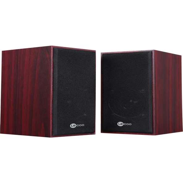 Lenovo Lecoo DS105 6W Ahşap Gövdeli Masaüstü Stereo Hoparlör ürün görseli 1