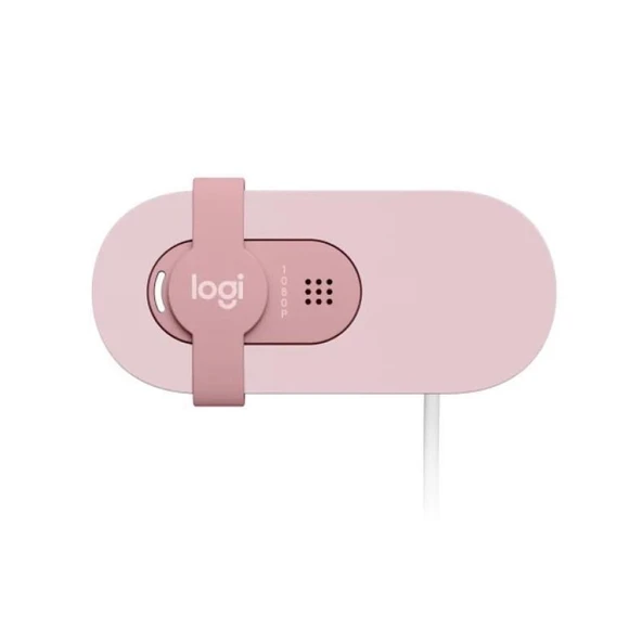 LOGITECH  960-001623, BRIO 100 WCM V-U0072, Full HD, Dahili Mikrofonlu, Rose Webcam ürün görseli 1