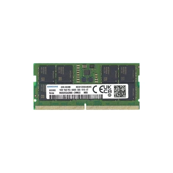 Samsung SAMSO5600/16, 16GB, DDR5, 5600MHz,  CL46, 1.1V Notebook Ram (M425R2GA3BB0-CWMOM) ürün görseli 1