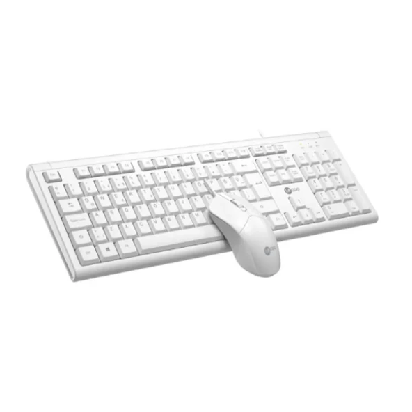 Lenovo Lecoo CM101 Beyaz Kablolu Klavye Mouse Seti ürün görseli 1