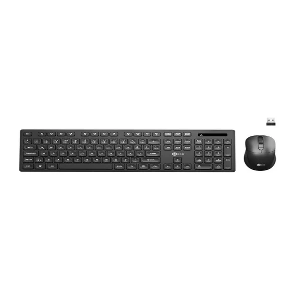 Lenovo Lecoo KW201 Siyah Kablosuz Klavye Mouse Seti ürün görseli 1