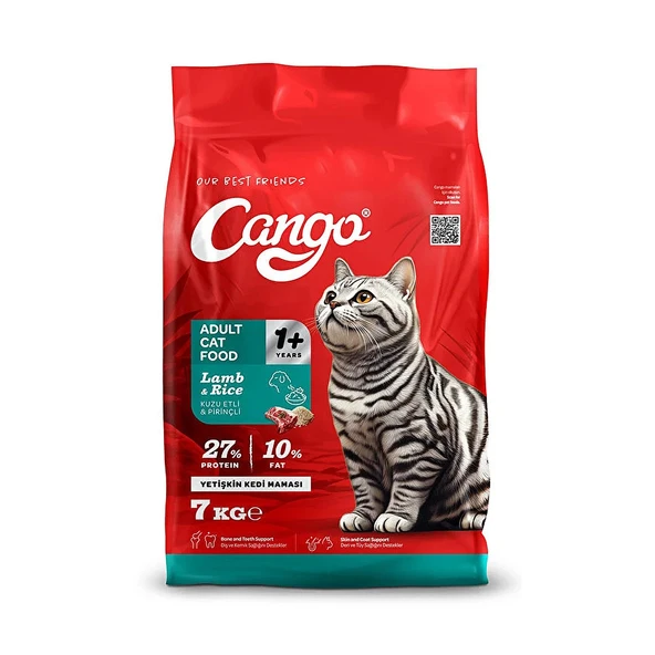 Cango Yetişkin Kedi Maması Kuzu Etli 7 kg ürün görseli 1