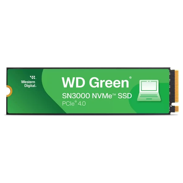 WD Green SN3000, WDS500G4G0E, 500GB, 5000/4000, Gen4, NVMe PCIe M.2 2280, SSD ürün görseli 1