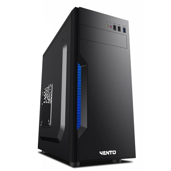 VENTO TA-K61 Mid Tower, 650W 80+ Siyah, ATX Kurumsal KASA ürün görseli 1