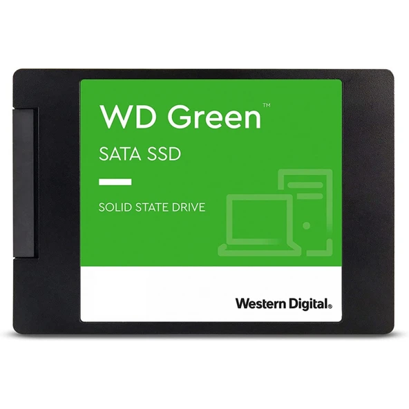WD Green, WDS480G3G0A, 480GB, 545/465, 3D NAND, 2,5" SATA, SSD ürün görseli 1