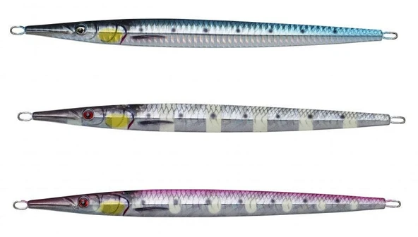 Savage gear 3D Needle Jig 150 gr 23 cm Sahte Balık  Pink Flash Glow Dots ürün görseli 1