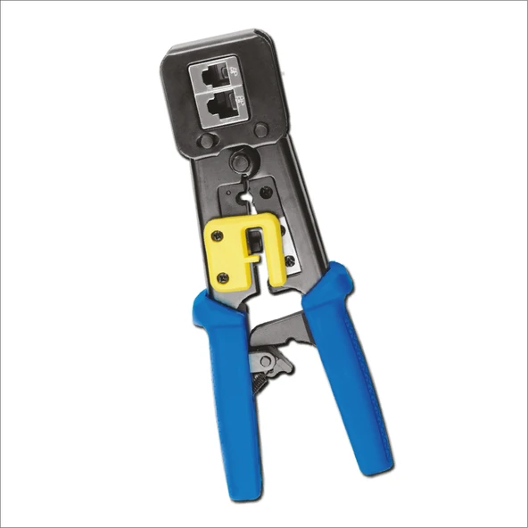 ENKADO EKD-PN20, RJ45/RJ11 ikili Pense,  Yeni Nesil Kablo Ucu Konnektör Sıkma Pensesi ürün görseli 1