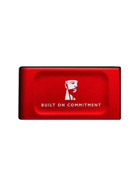1 TB KINGSTON XS1000 USB3.2 GEN2 KIRMIZI SSD SXS1000R/1000GA ürün görseli 1