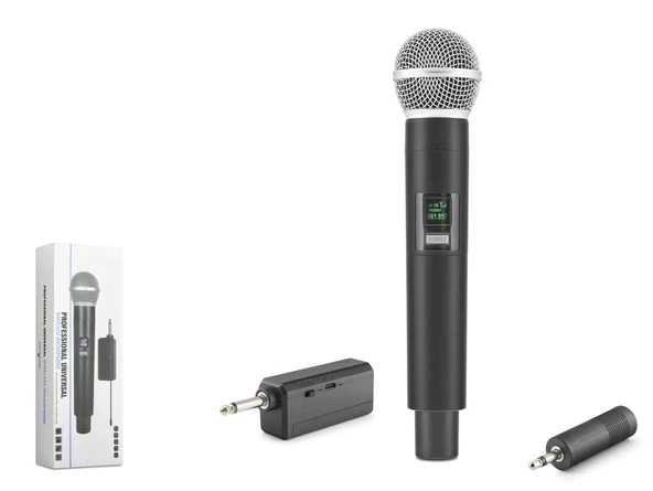Uhf Kablosuz Mikrofon 6.35 Mm Siyah HDX2801 ürün görseli 1