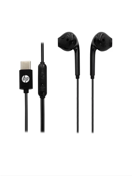 Kablolu Kulak İçi Mikrofonlu Kulaklık Type-c Pc Telefon Uyumlu Siyah DHH3113CBK ürün görseli 1