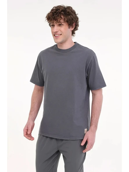 Lumberjack C Neck 11bs38 0 Yaka Erkek Tshirt - Antrasit ürün görseli 1
