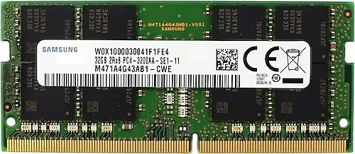 32GB Samsung DDR4 3200MHz (471A4G43ABM1-VWE) Notebook Ram ürün görseli 1