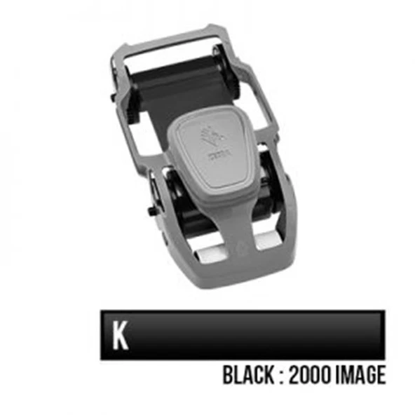 ZEBRA 800300-301 ZC100/ZC300 UYUMLU TEK YÜZ 2000 BASKI SİYAH RİBON ürün görseli 1