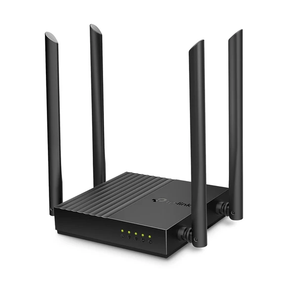 TP-LINK ARCHER C64, AC1200, 4Port, 1200Mbps, Dual Band WiFi, Masaüstü, Gigabit, Router, Access Point ürün görseli 1