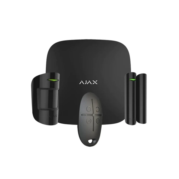 AJAX  StarterKit 4G, Kablosuz, Alarm Kiti, SİYAH ürün görseli 1