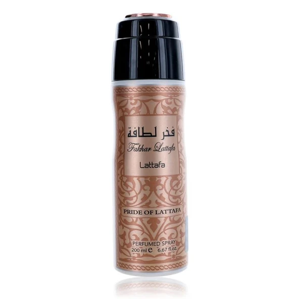 Lattafa Pride Fakhar Rose 200 ml Kadın Deodorantı ürün görseli 1