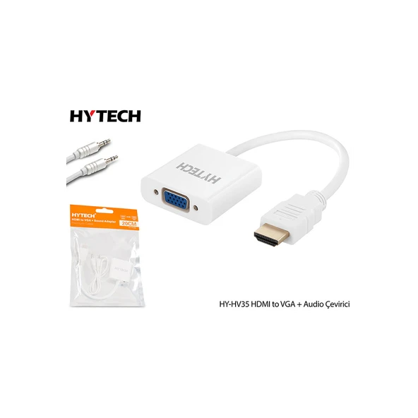 HYTECH HY-HV35, HDMI To VGA Çevirici ürün görseli 1