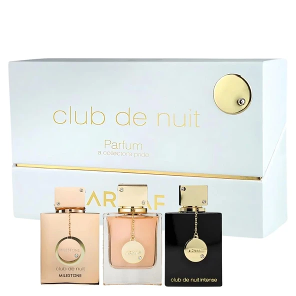 Armaf Club de Nuit A Collector's Pride White Set 3x30 ml Unisex Parfüm Seti ürün görseli 1