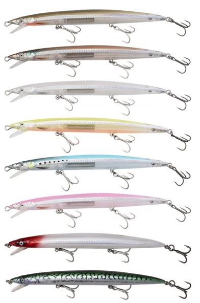 Savage gear Sandeel Jerk Minnow 175 25g Sahte Balık  02-Olive Ghost ürün görseli 1